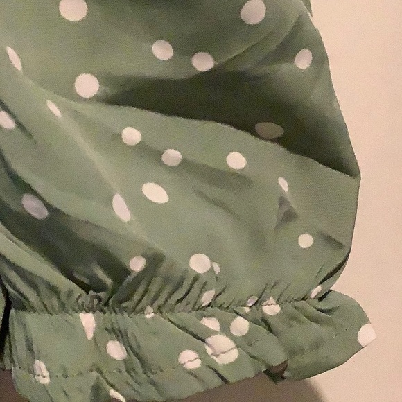 Cute shein green dress polka dots - Picture 3 of 6